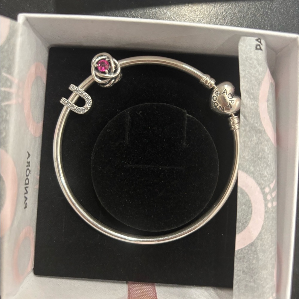New Pandora bracelet and charms